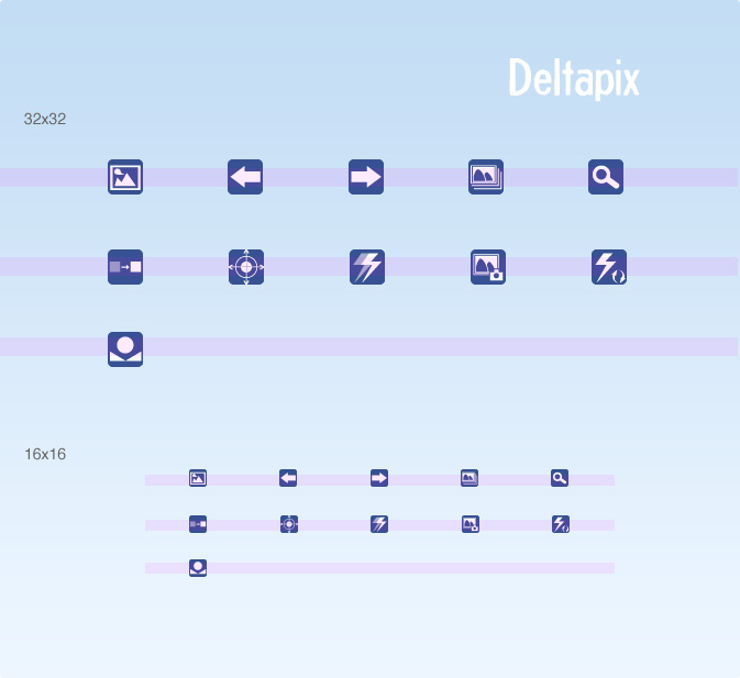 Custom profile icons for Deltapix