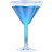 blue wine glass icon
