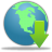 Globe Download icon