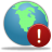 Globe Warning icon
