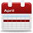 calendar selection week icon
