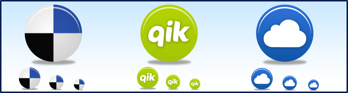 social media icons banner