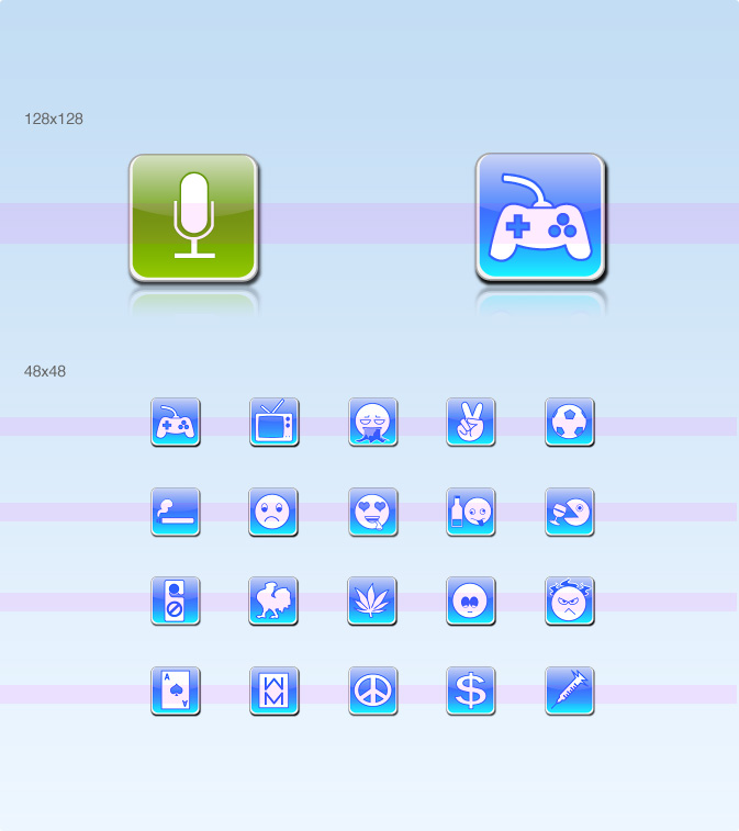 Custom Iphone icons for Nic