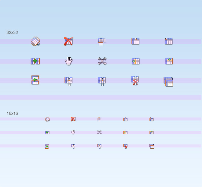 Custom toolbar icons for Franckjeannin