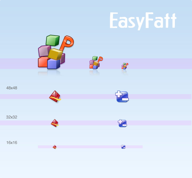 Custom application icons for EasyFatt