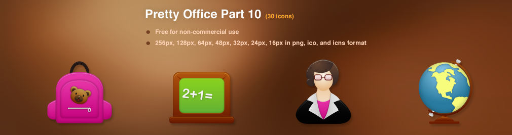 Pretty Office Icon Set Part 10
