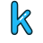 lowercase_letter_k_blue