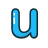 lowercase_letter_u_blue