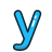 lowercase_letter_y_blue