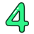 number_4_green