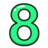 number_8_green