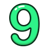 number_9_green