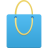 shopping bag blue