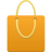 shopping bag orange