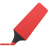 Highlightmarker red