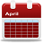 Calendar selection month