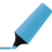 Highlightmarker blue